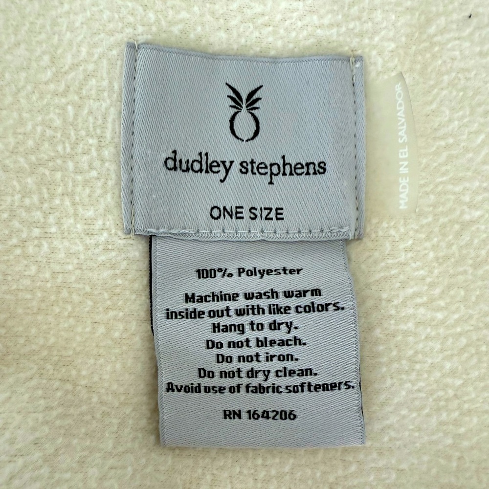 Dudley Stephens Five Mile River Scarf Wrap Cream Terry Fleece - Picture 4 of 6